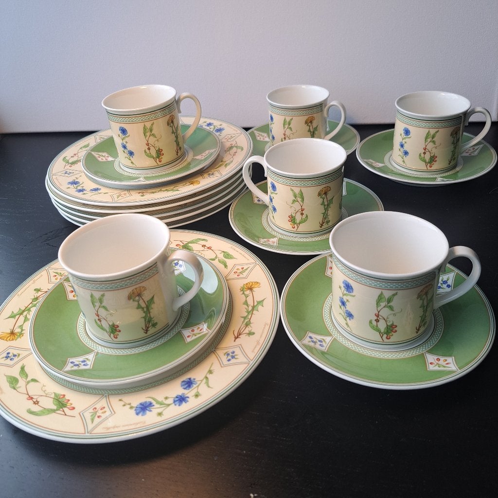 Villeroyen & Boch  "Eden" ontbijt servies, Villeroy & Boch, Vintage, Ophalen of Verzenden, Zo goed als nieuw