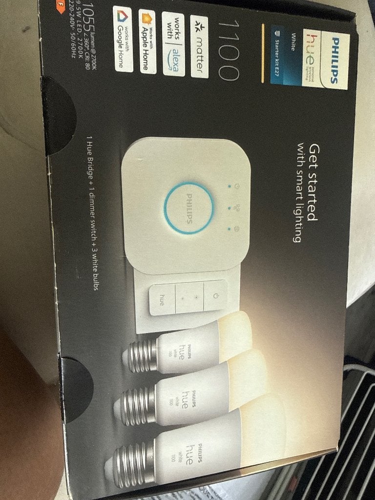 Philips hue white starter kit E27, Ophalen, Led-lamp, Philips Hue, Smart