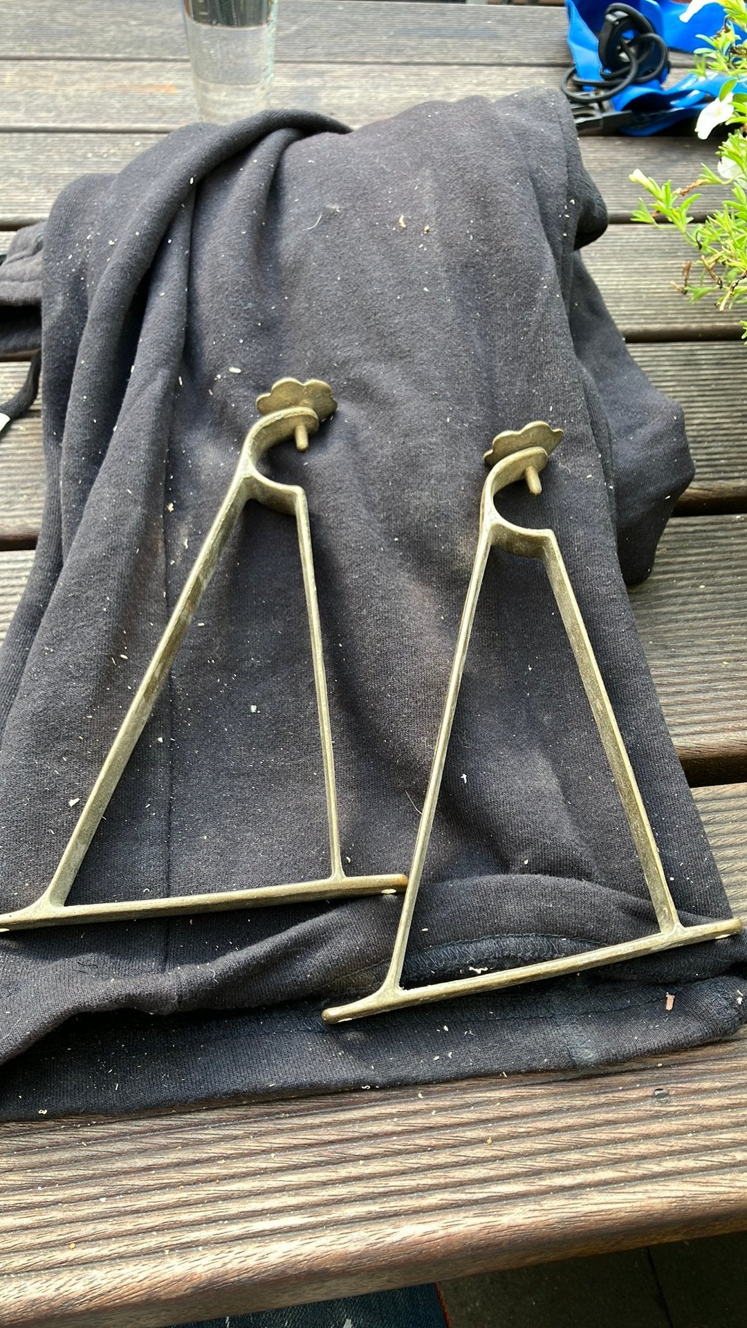 Gordijnroede-dragers met ornament, Ophalen of Verzenden, Zo goed als nieuw