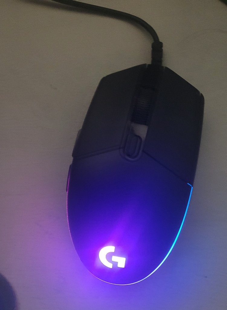 LED computermuis, Computers en Software, Muizen, Ophalen, Rechtshandig, Muis, Gebruikt