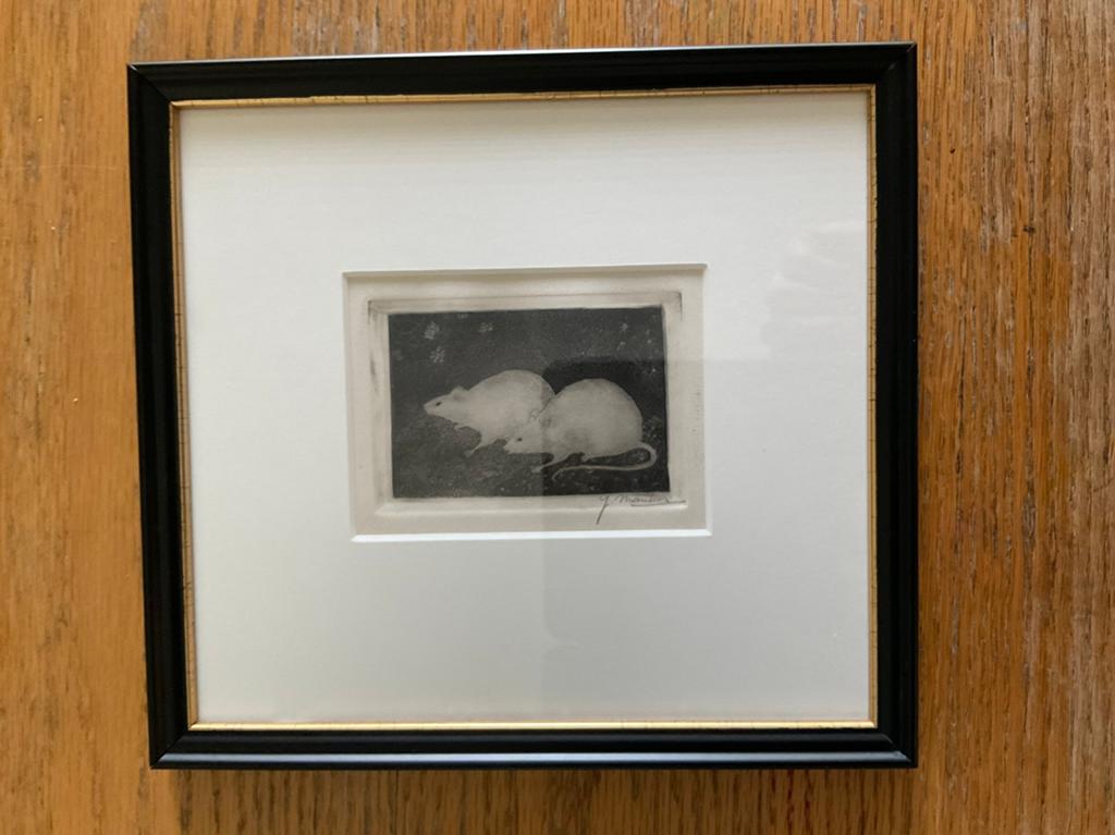 Ets jan mankes, Antiek en Kunst, Kunst | Etsen en Gravures, Ophalen of Verzenden