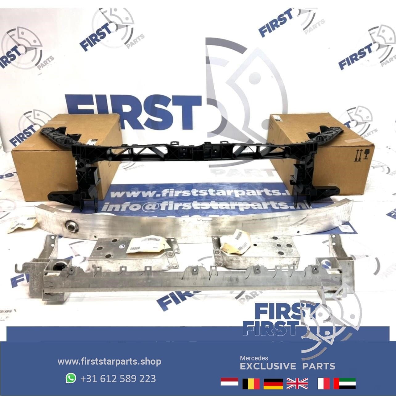 H247 GLA VOORFRONT SET Mercedes GLA KLASSE 2018-2022 ALUMINI, Gebruikt, -, Voor, Ophalen of Verzenden