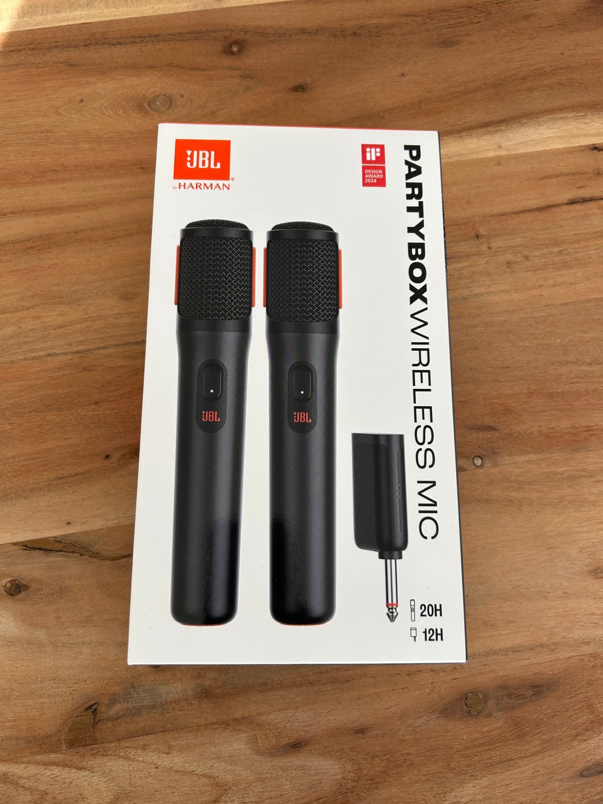 NIEUW | JBL Partybox Wireless Microfoons, Ophalen of Verzenden, Zo goed als nieuw, Zangmicrofoon