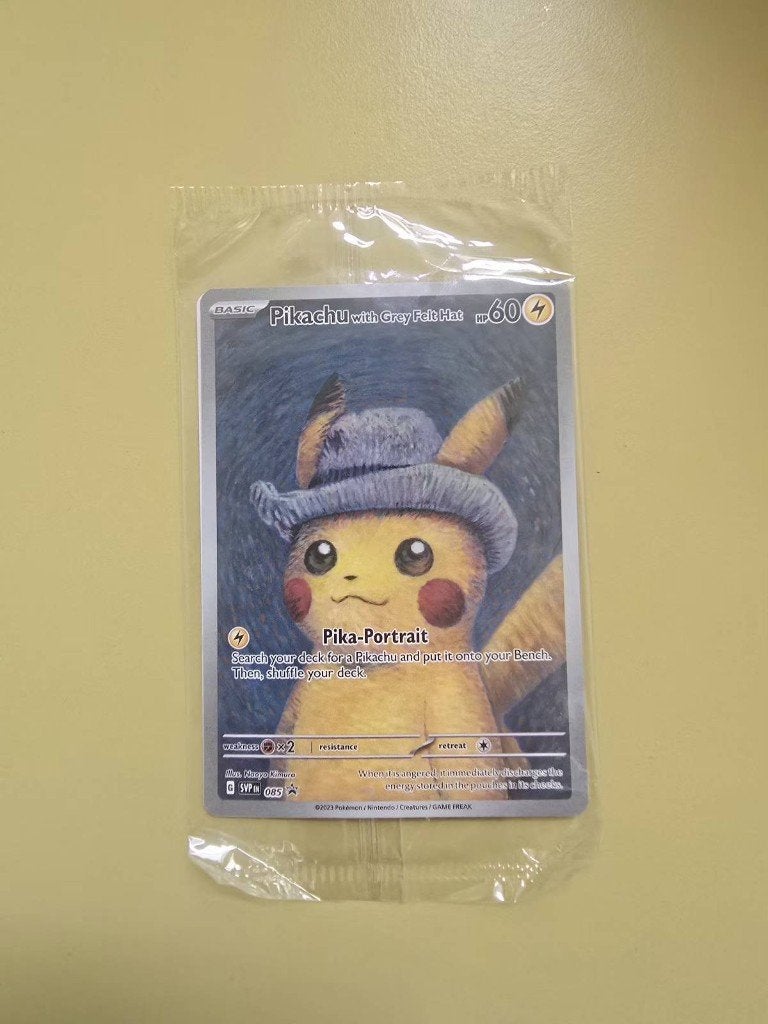 Van gogh pikachu, Ophalen of Verzenden, Nieuw, Losse kaart