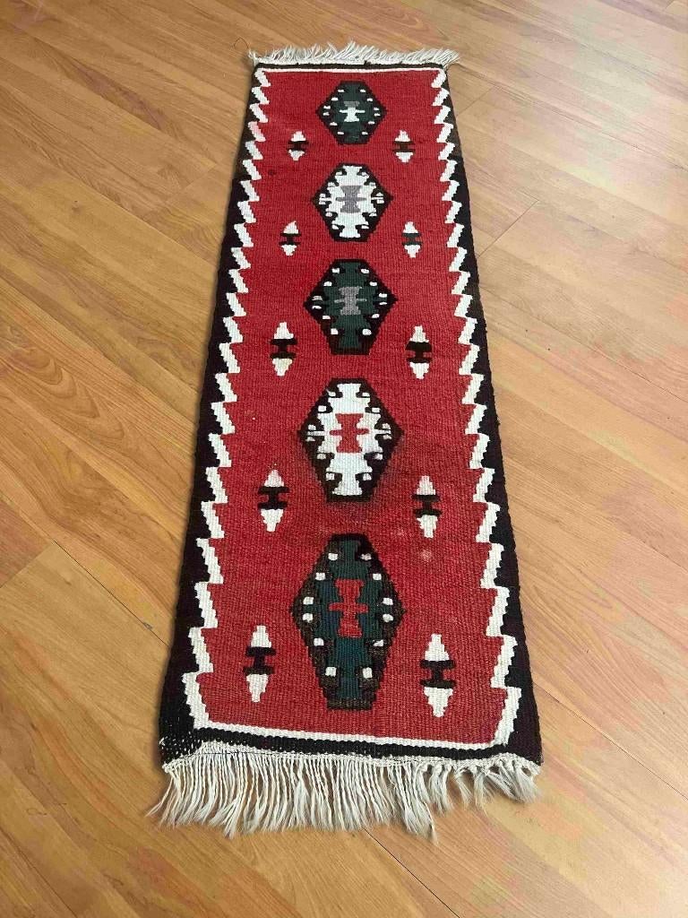 Vintage kelim kleed met foam mat 102/33 cm, Minder dan 50 cm, Gebruikt, 100 tot 150 cm, Etten-Leur