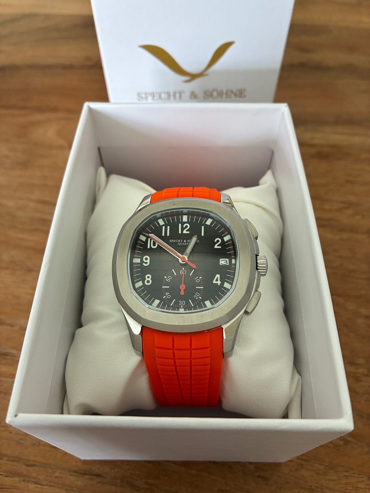NIEUW! Specht & Sohne quartz horloge, Sieraden, Tassen en Uiterlijk, Horloges | Heren, Nieuw, Polshorloge, Overige merken, Staal