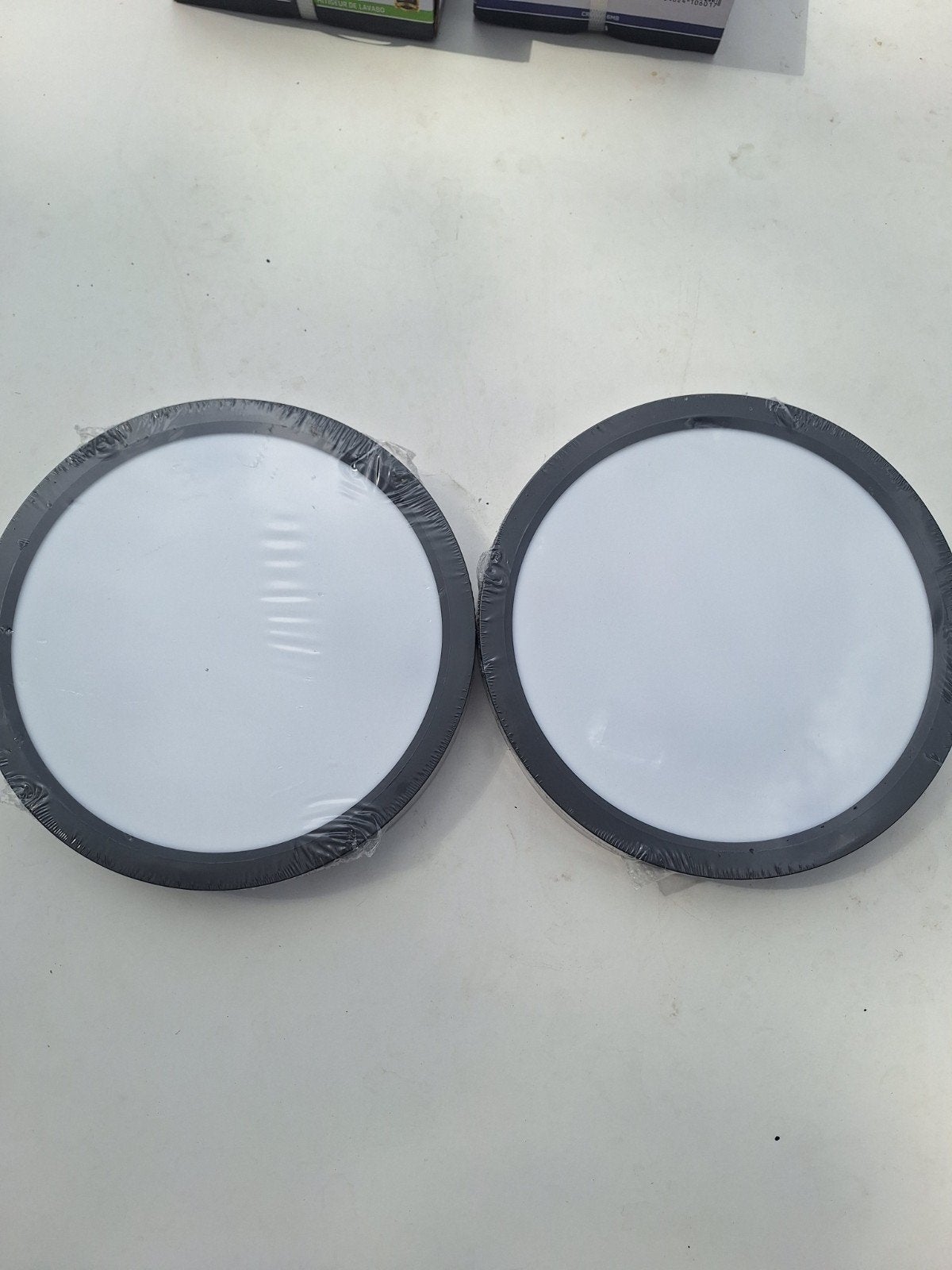 2x EGLO LED Plafondlamp Idun-E 17W 3000K Warm Wit, Ophalen, Modern, Zwart, LED