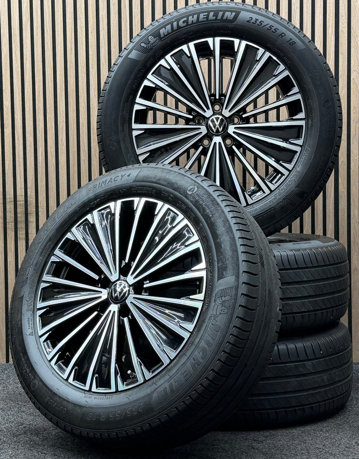 Originele 18 inch VW Tiguan Napoli 5x112 Michelin ZOMER!, Auto-onderdelen, Banden en Velgen, Ophalen, 18 inch, ., Banden en Velgen