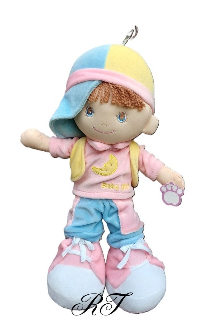 Zeer mooie pluche knuffelbaby stofpop., Overige merken, Overige karakters, Overige typen, Ophalen of Verzenden