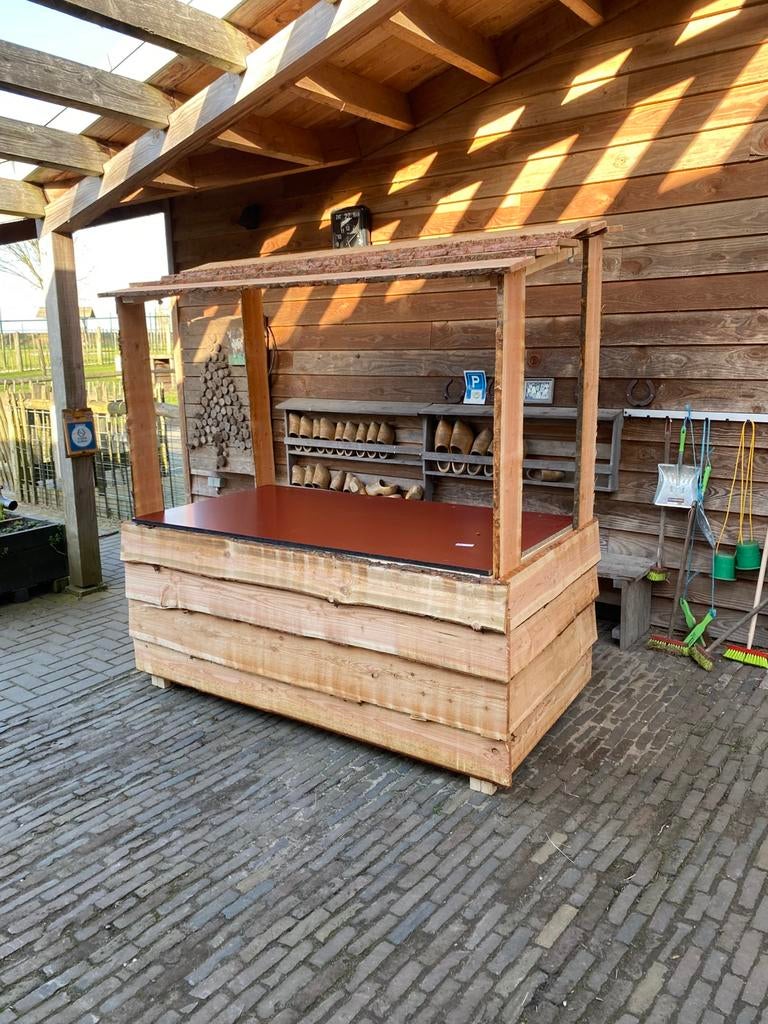 Handgemaakte houten kraam, Ophalen of Verzenden