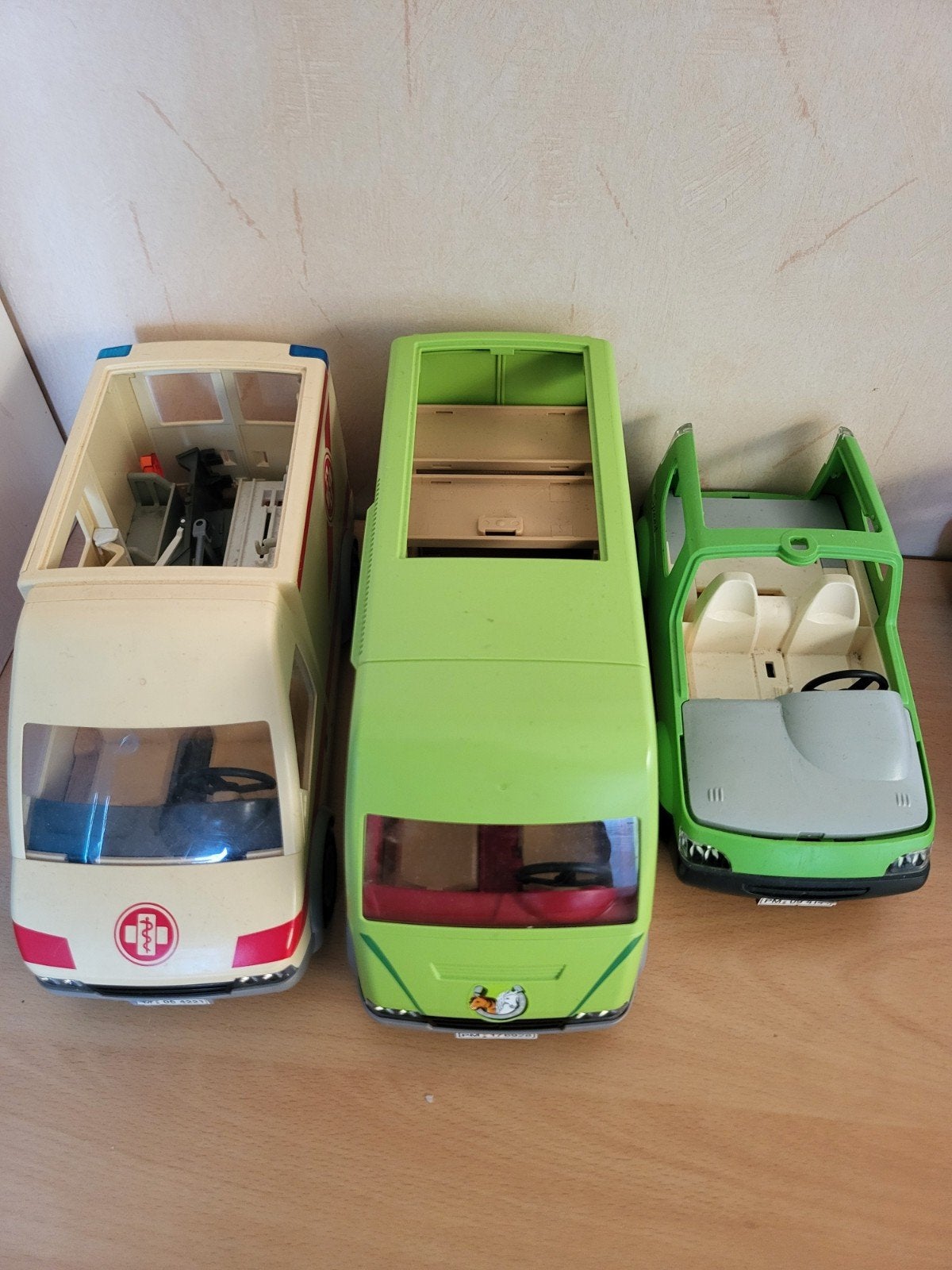 playmobil  ziekenwagen. paarden trailer. en nog auto, Ophalen of Verzenden, Gebruikt, Losse onderdelen, Voertuig