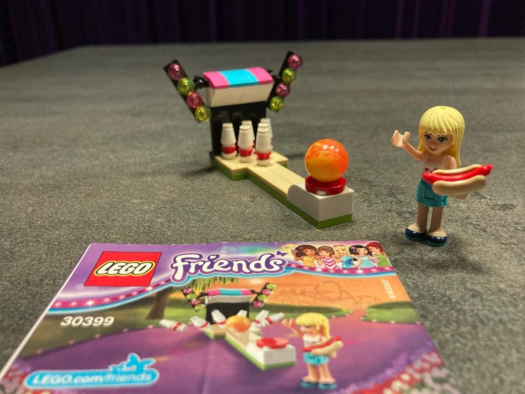 LEGO Friends Pretpark Bowlen - 30399 - Zo goed als nieuw, Ophalen of Verzenden, Zo goed als nieuw, Complete set, Lego