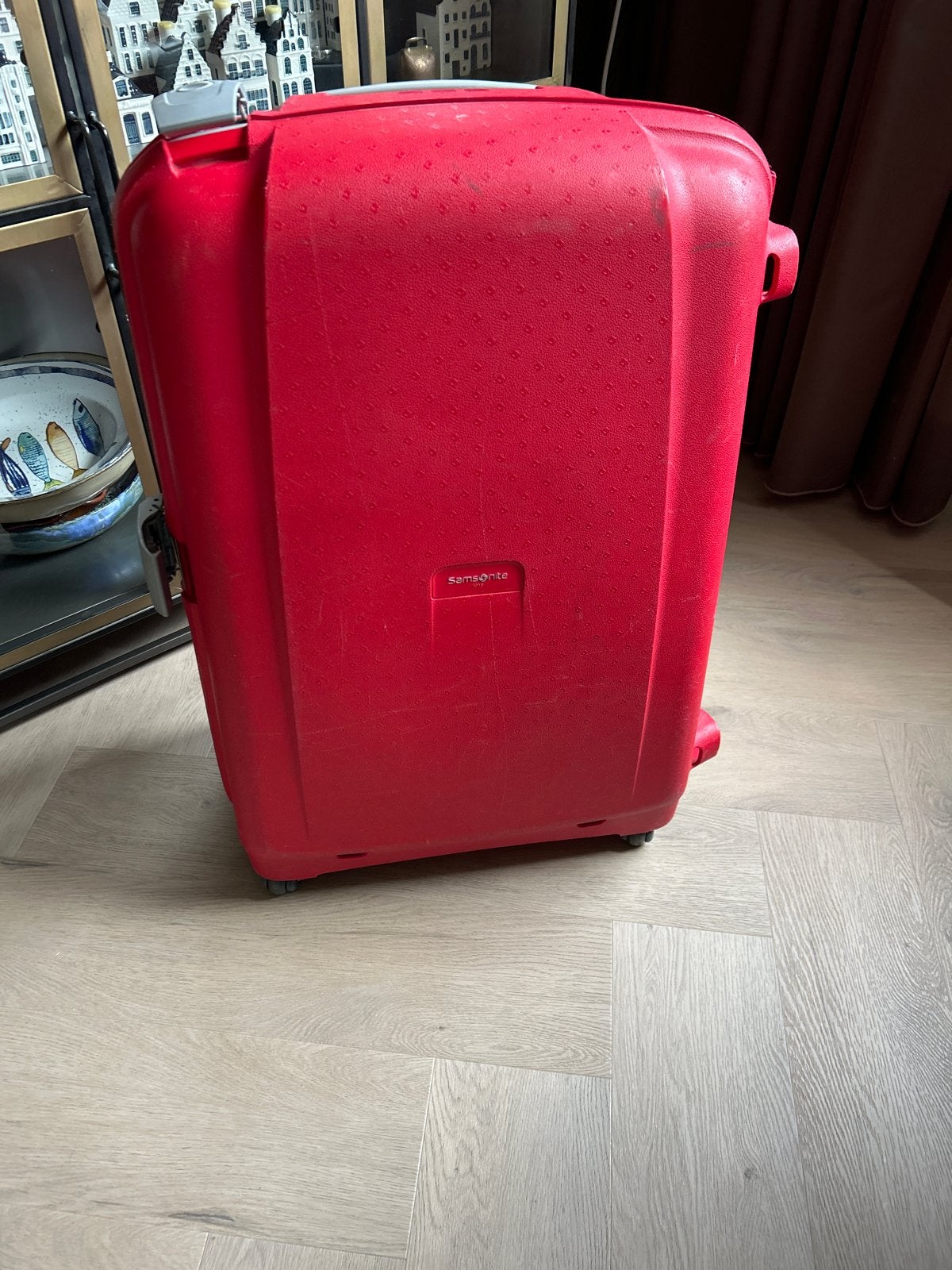 Samsonite Koffer - Robuuste Reiskoffer met Wieltjes, Ophalen, 40 tot 60 cm, Gebruikt, 20 tot 30 cm