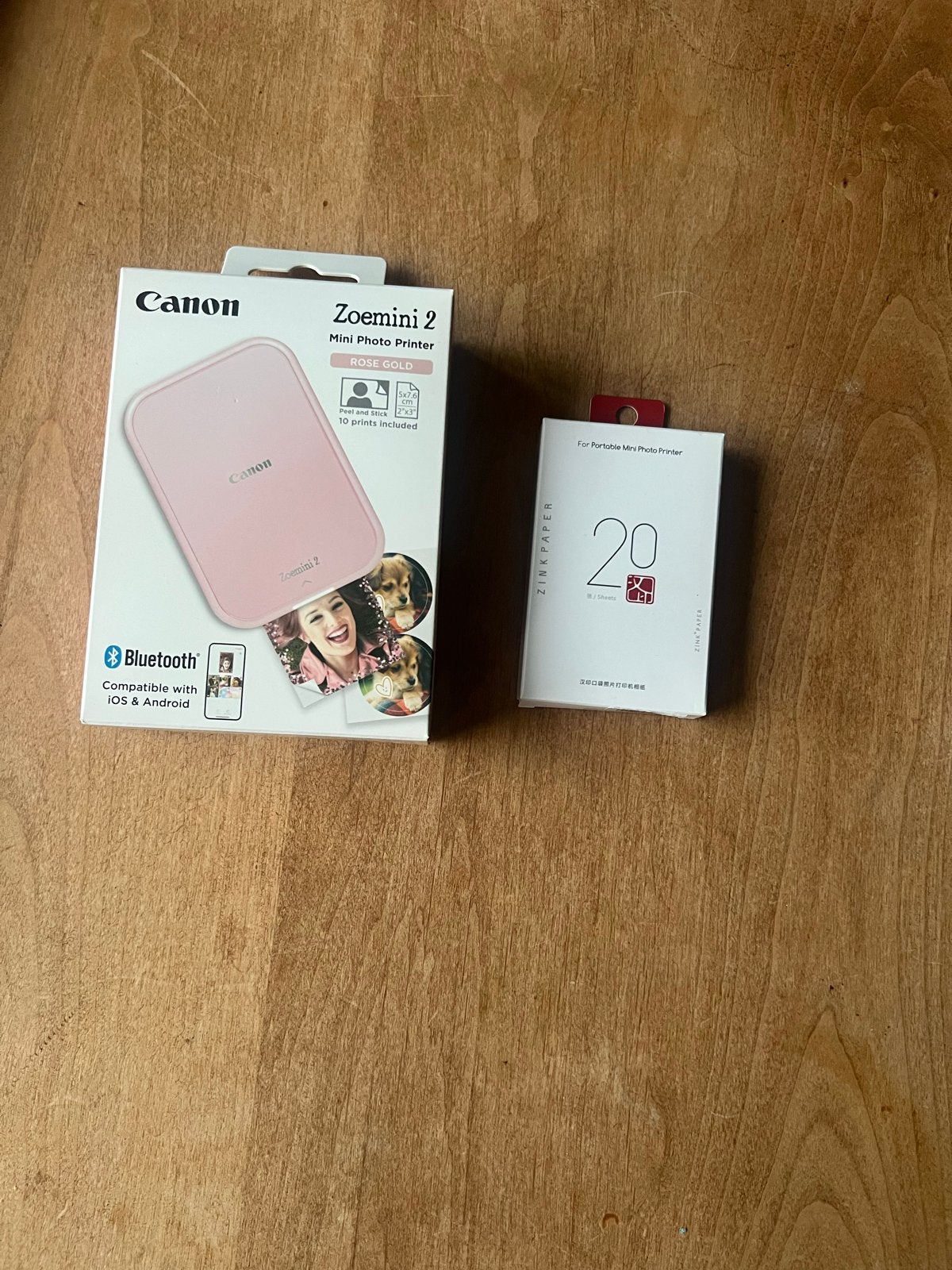 Canon Zoemini 2 Mini Fotoprinter - Roze, Ophalen, Fotoprinter, Thermo-printer, Draadloos