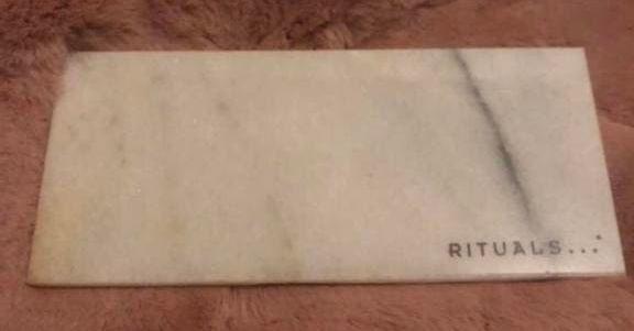 Rituals Luxury marmer tray wit, Ophalen of Verzenden, Zo goed als nieuw, Rechthoekig, Overige materialen