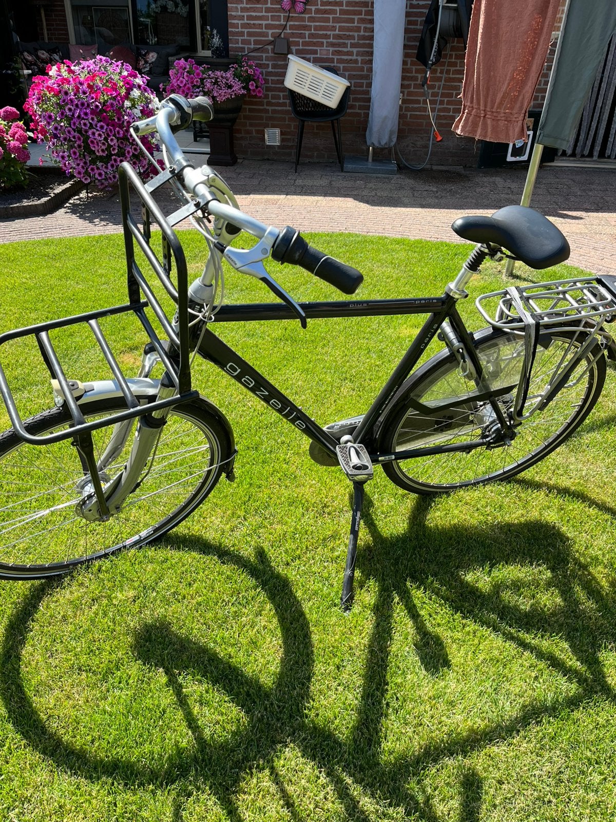 Nette gazelle heren fiets, Ophalen, Minder dan 10 versnellingen, Gebruikt, Vering