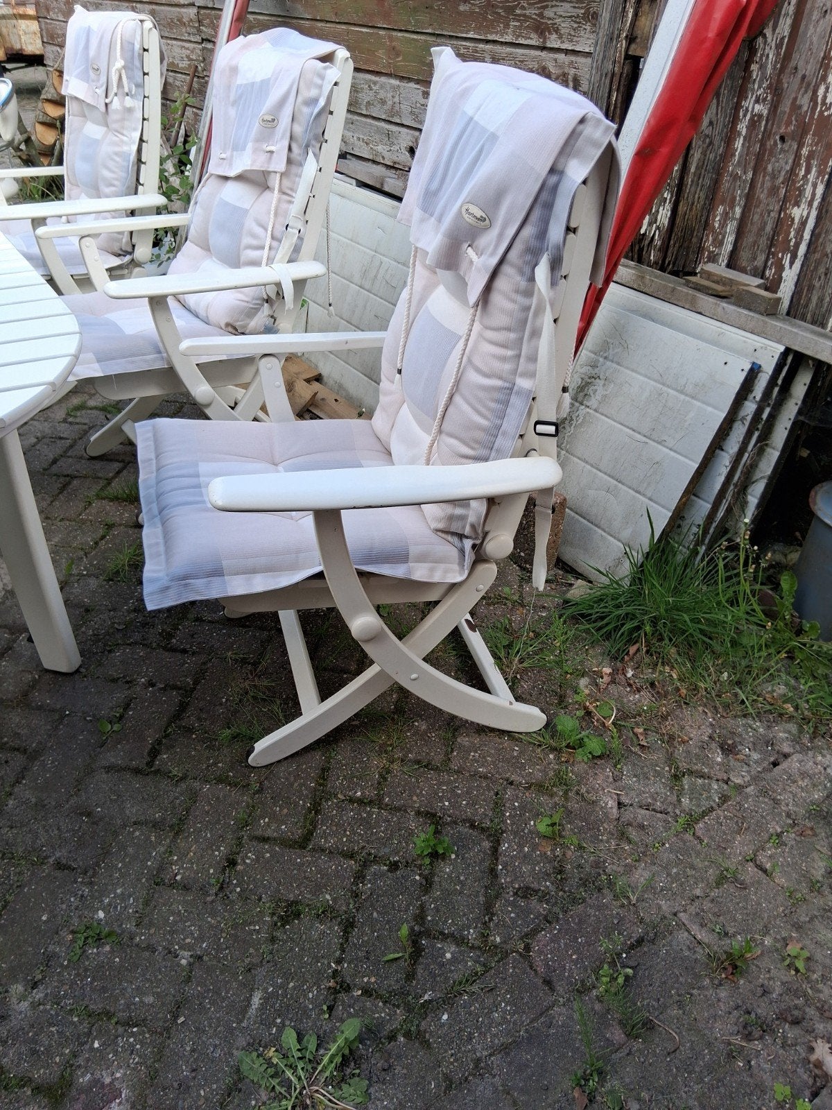 Herlag van Duitse top kwaliteit   compleet 6delig tuinset, Ophalen, Zo goed als nieuw, Verstelbaar