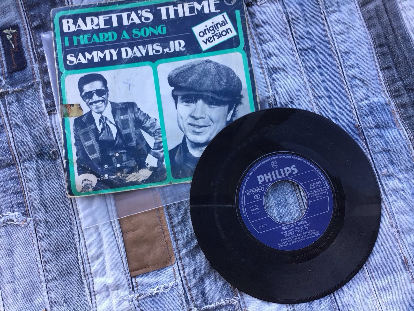 Sammy Davis Jr. - Baretta's Theme / I Heard a Song (7 inch), Gebruikt, 7 inch, Ophalen of Verzenden, Pop