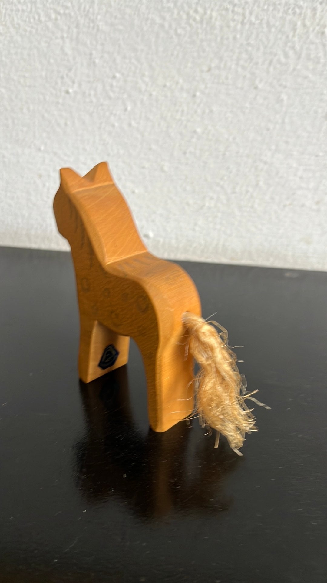 Zeldzaam Ostheimer Gevlekt paardje/ pony met blauwe sticker, Ophalen of Verzenden, Gebruikt, Overige typen