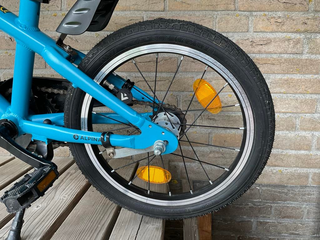 Alpina kinderfiets 16 inch - Zo goed als nieuw, Fietsen en Brommers, Fietsen | Kinderfietsjes, Ophalen of Verzenden, Zo goed als nieuw