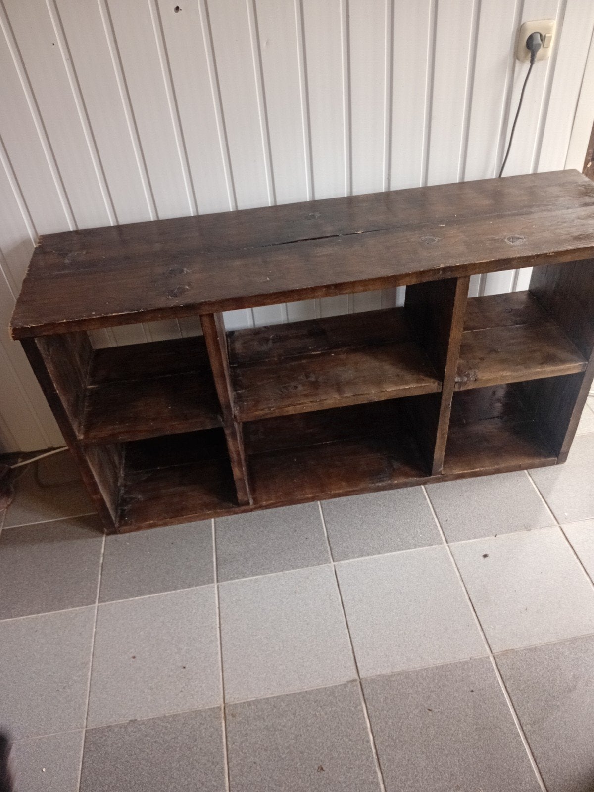 Te koop stijgerhouten kastje, Ophalen, 25 tot 50 cm, 50 tot 100 cm