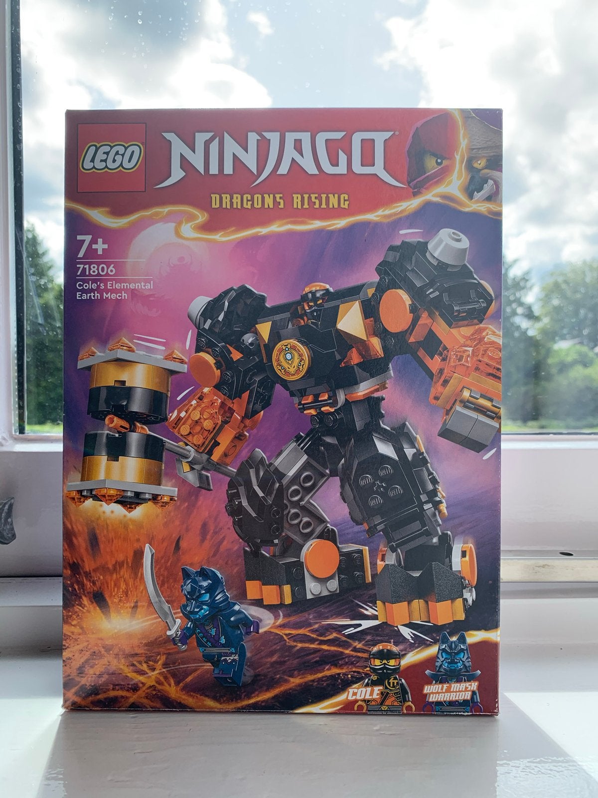 LEGO Ninjago 71806 Cole's Elementaire Aardemecha, Ophalen of Verzenden, Zo goed als nieuw
