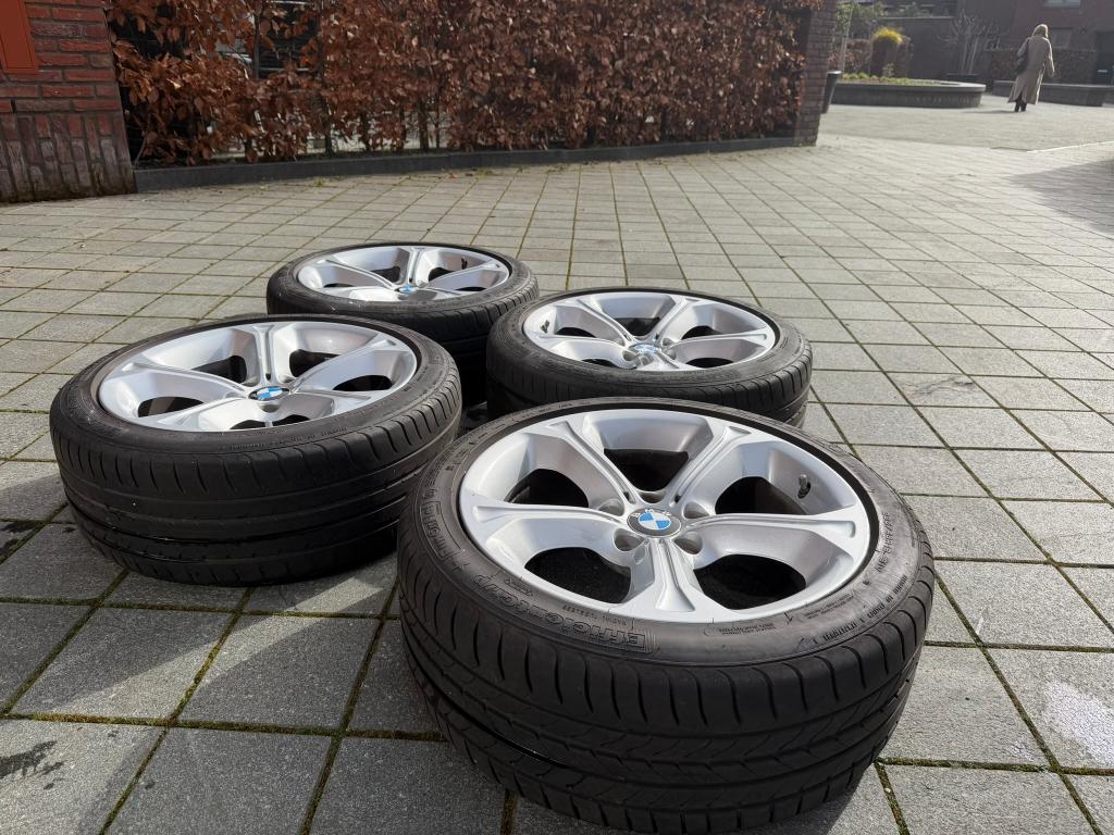 4x Originele BMW 18" velgen met Goodyear Run Flat banden, Auto-onderdelen, Banden en Velgen, 18 inch, Gebruikt, Banden en Velgen