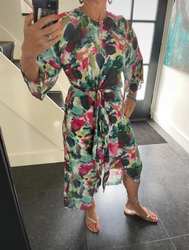 Essentiel Antwerp, fantastisch zomerjurkje, S/M, Kleding | Dames, Jurken, Nieuw, Ophalen of Verzenden, Maat 36 (S), Onder de knie