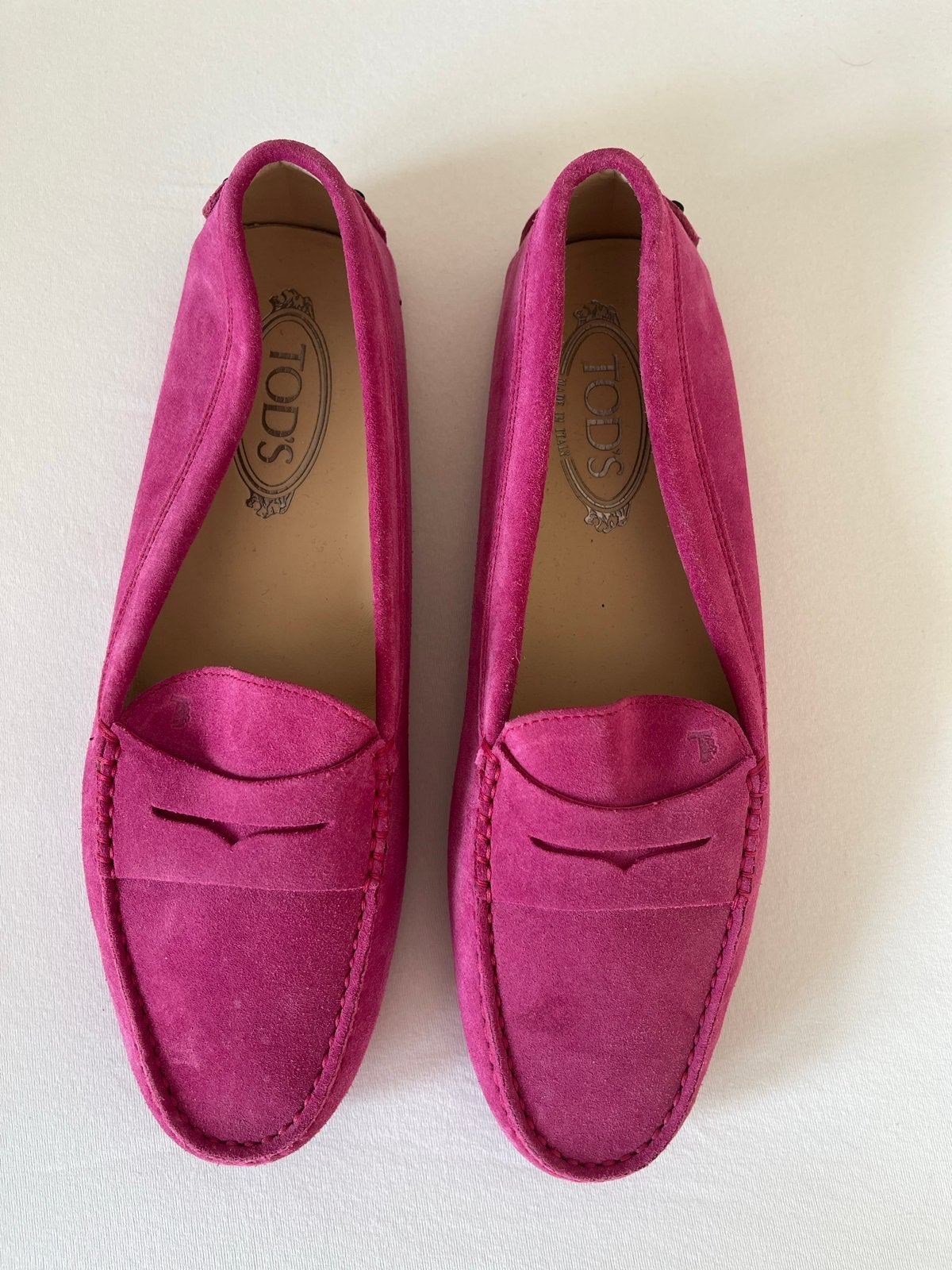 Tod's Shoes - Roze Suède Instappers Maat 41., Ophalen of Verzenden, Gedragen, Roze, Instappers