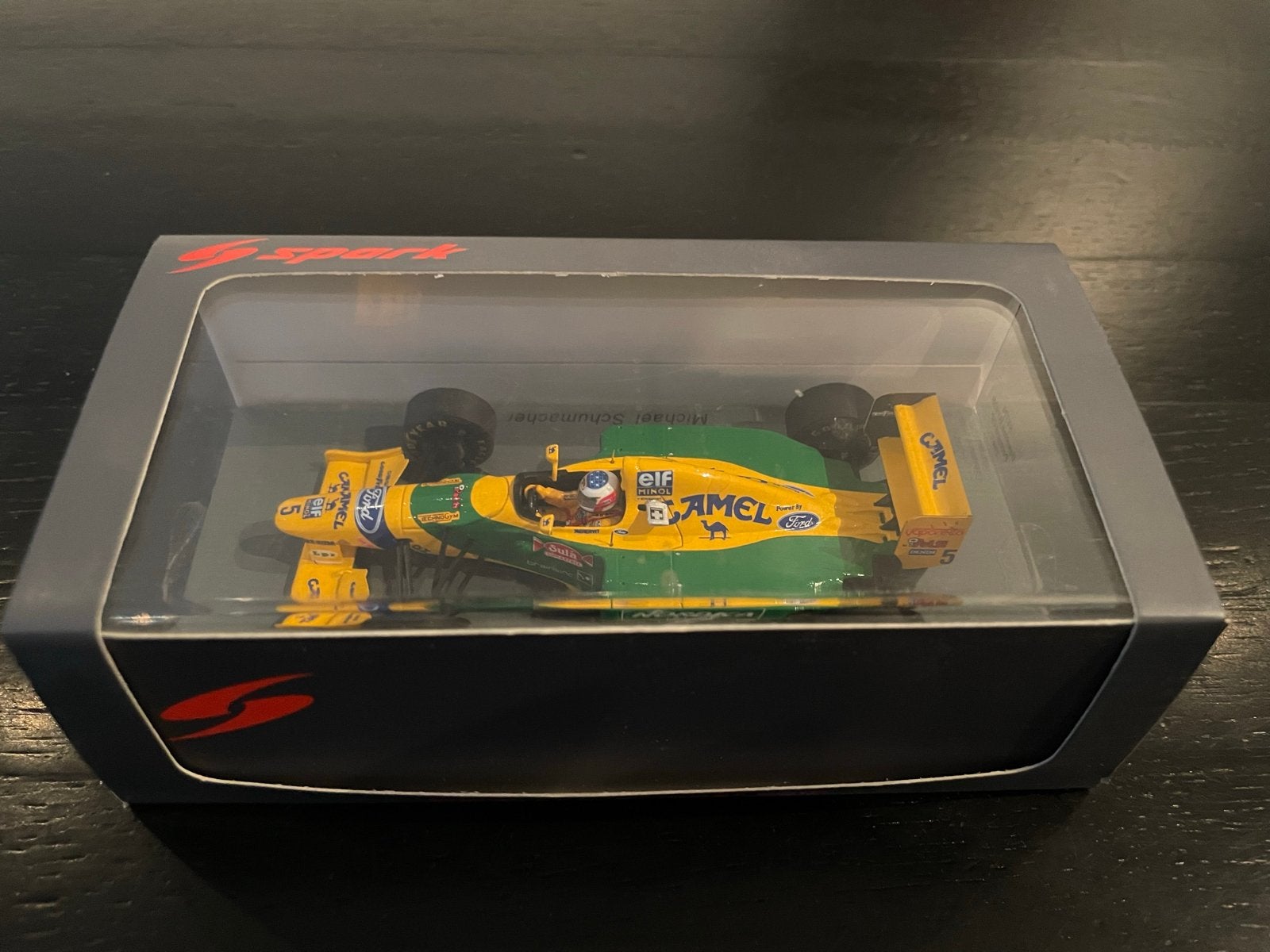 Spark Benetton B193B Michael Schumacher Portugal GP 1993, Ophalen of Verzenden, Zo goed als nieuw, Overige typen