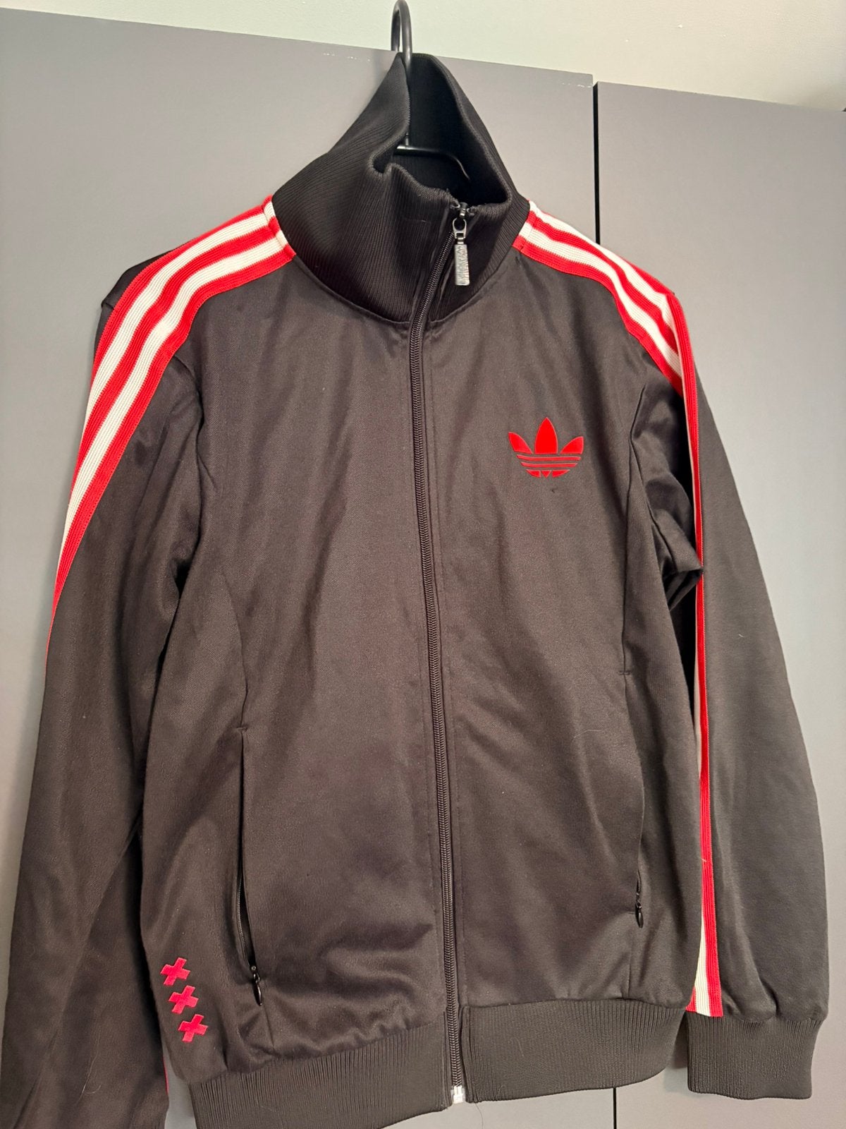Adidas Ajax Amsterdam OG Track Jacket IN4719 – Maat S –, Ophalen of Verzenden, Zo goed als nieuw, Voetbal, Rood