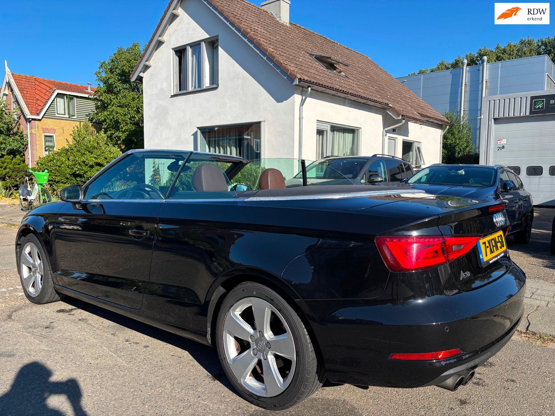 Audi A3 Cabriolet 1.4 TFSI CoD Ambition Pro Line Plus, Auto's, Audi, Voorwielaandrijving, Gebruikt, 4 cilinders, Zwart