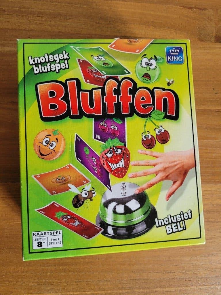 Bluffen. Kaart Spel. King, Een of twee spelers, Ophalen of Verzenden, Zo goed als nieuw, King