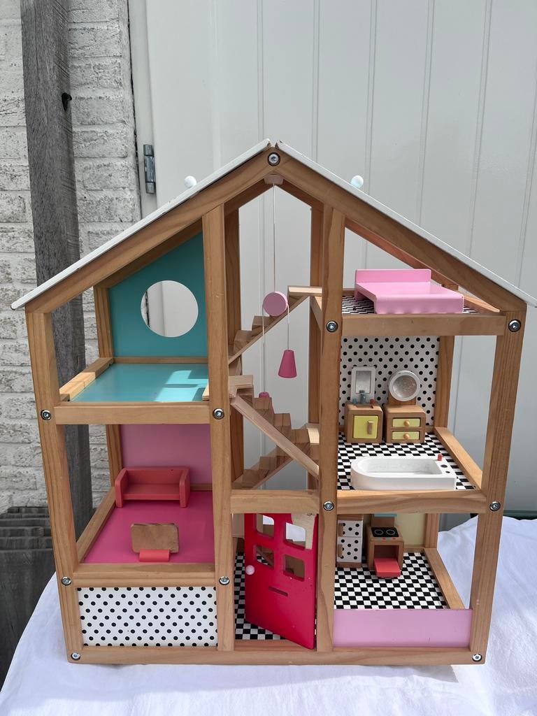 HEMA Poppenhuis, Kinderen en Baby's, Speelgoed | Poppenhuizen, Ophalen, Gebruikt, Poppenhuis