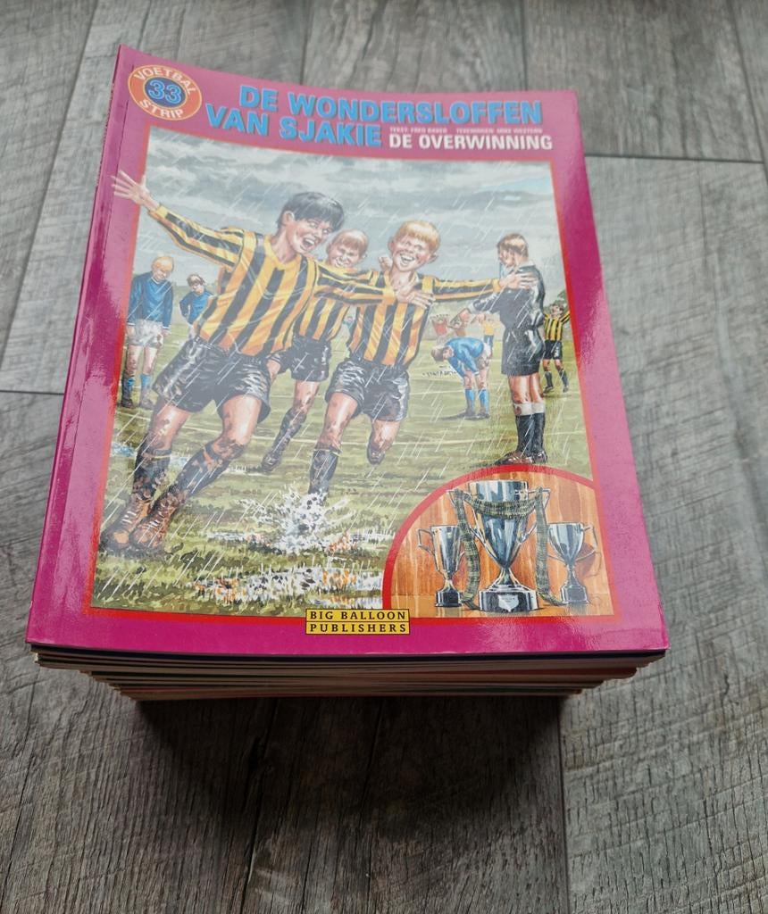Wondersloffen van Sjakie deel 1 t/m 33. In goede staat, Boeken, Stripboeken, Eén stripboek, Ophalen of Verzenden, Zo goed als nieuw
