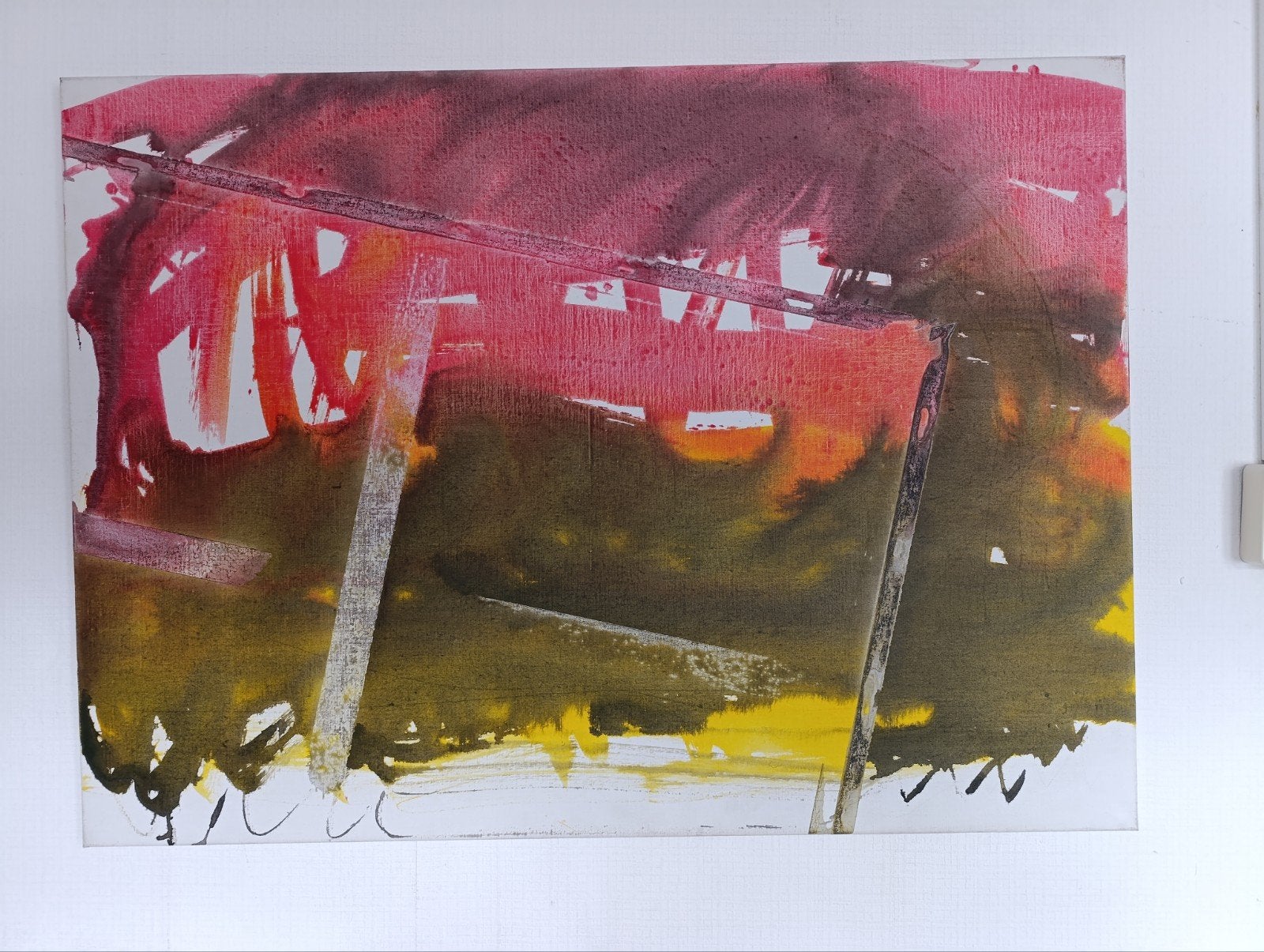 Painting van Anton Heijboer, Antiek en Kunst, Ophalen of Verzenden