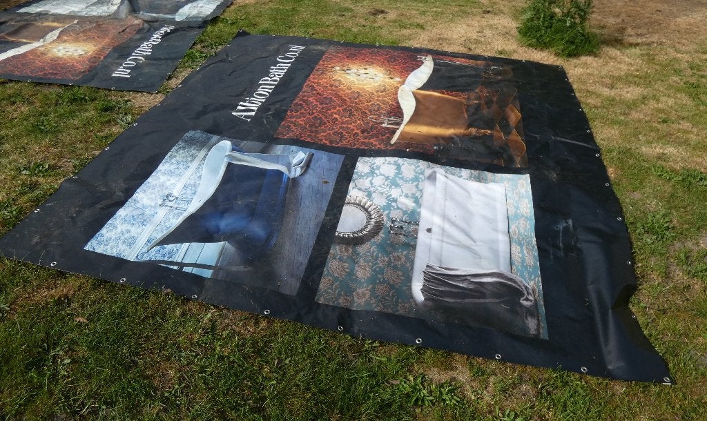 vrachtwagenzeil 3.00m x 2.80m, Ophalen, 15 m² of meer, Zeil