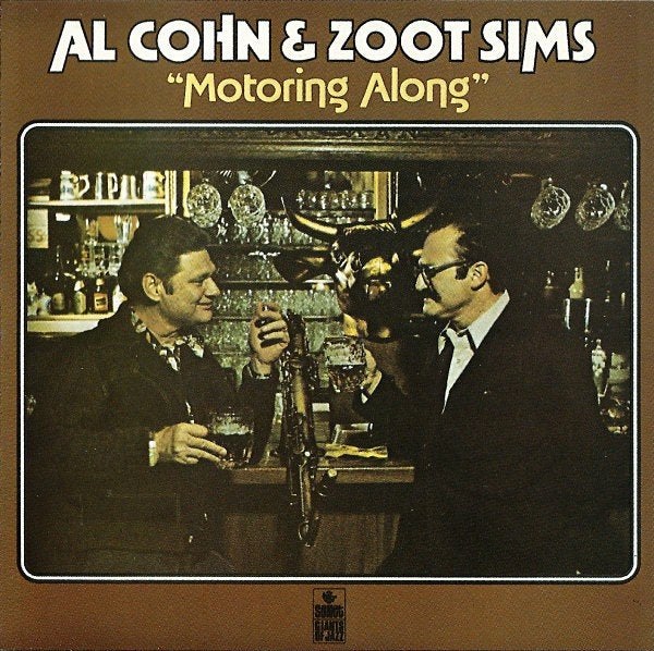 Al Cohn & Zoot Sims – Motoring Along (1988), Inclusief doosje, Ophalen of Verzenden, Zo goed als nieuw, Jazz