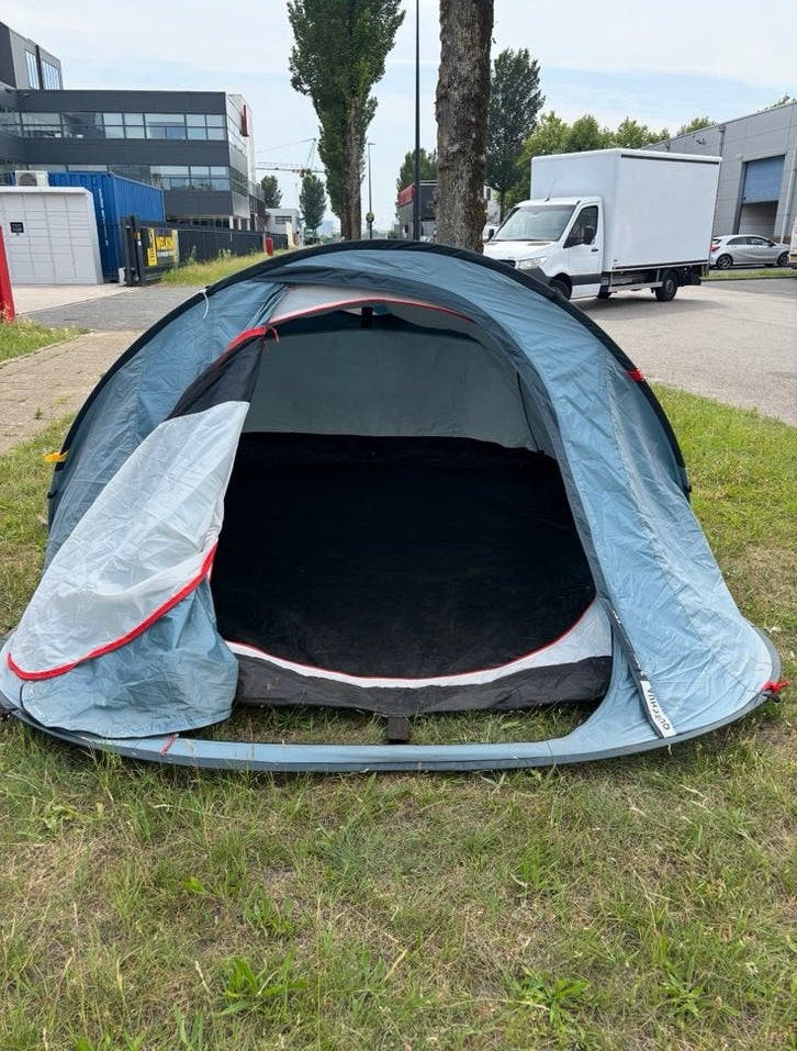 Quechua tent 3 persoons opgooitent - heel netjes, Caravans en Kamperen, Tenten, Ophalen, Zo goed als nieuw