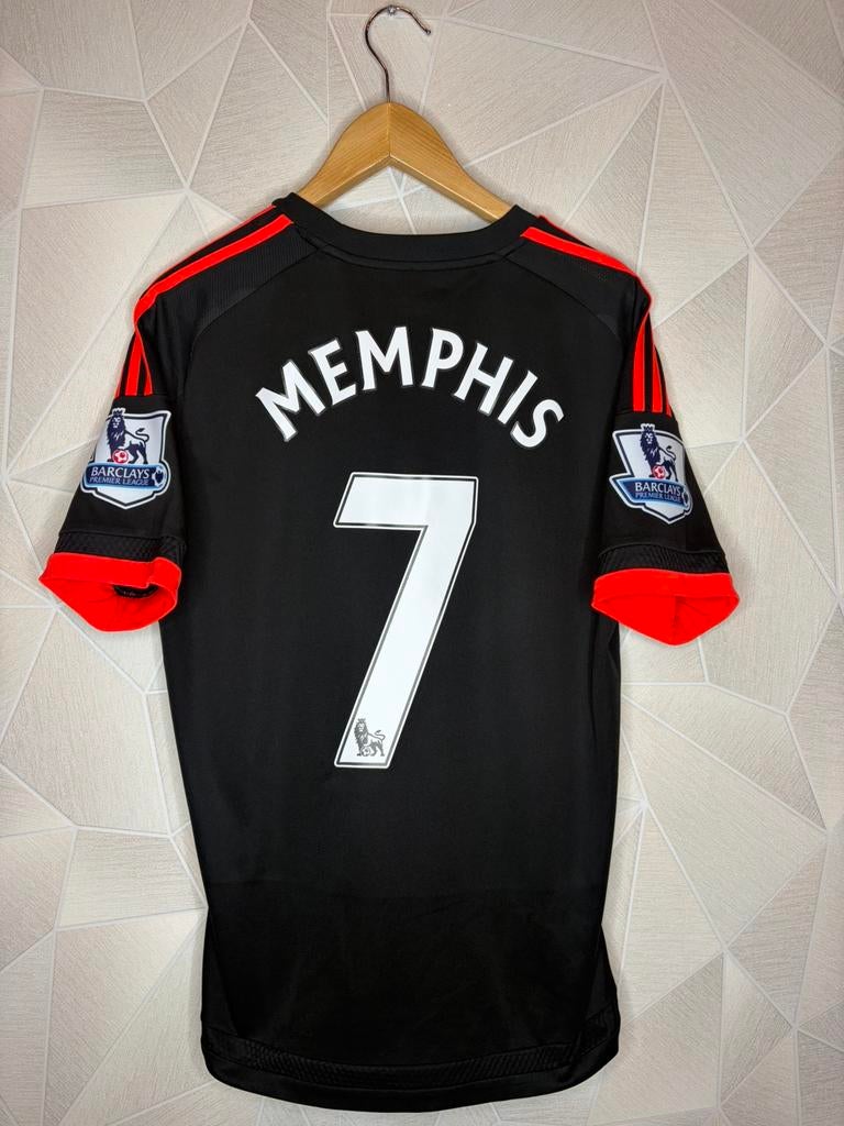 Manchester United Uit 2015/2016 Memphis, Maat M, Ophalen of Verzenden, Zo goed als nieuw, Shirt