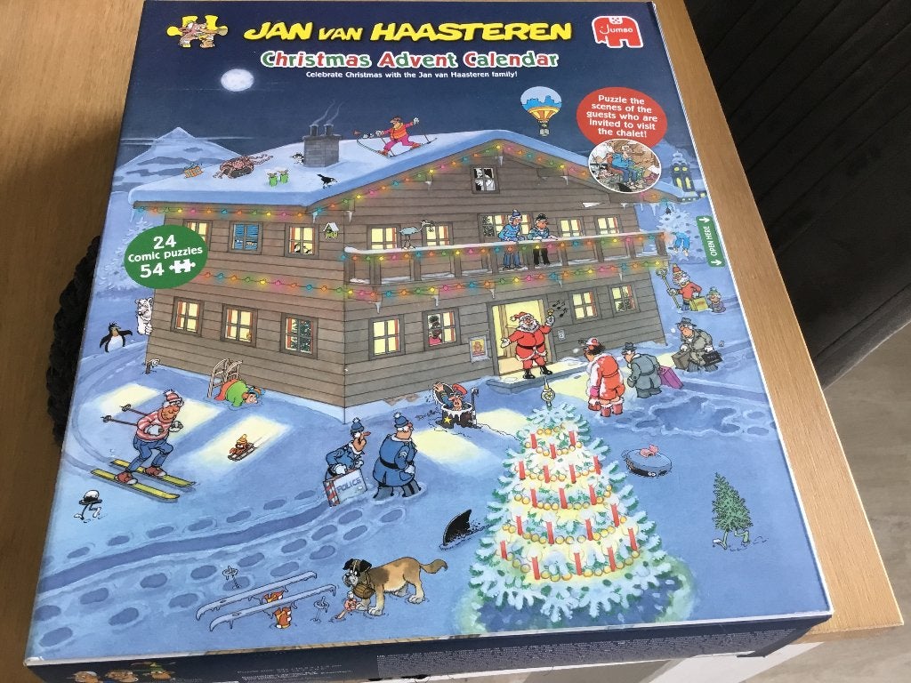 JvH Christmas puzzel, Ophalen, 500 t/m 1500 stukjes, Zo goed als nieuw, Legpuzzel