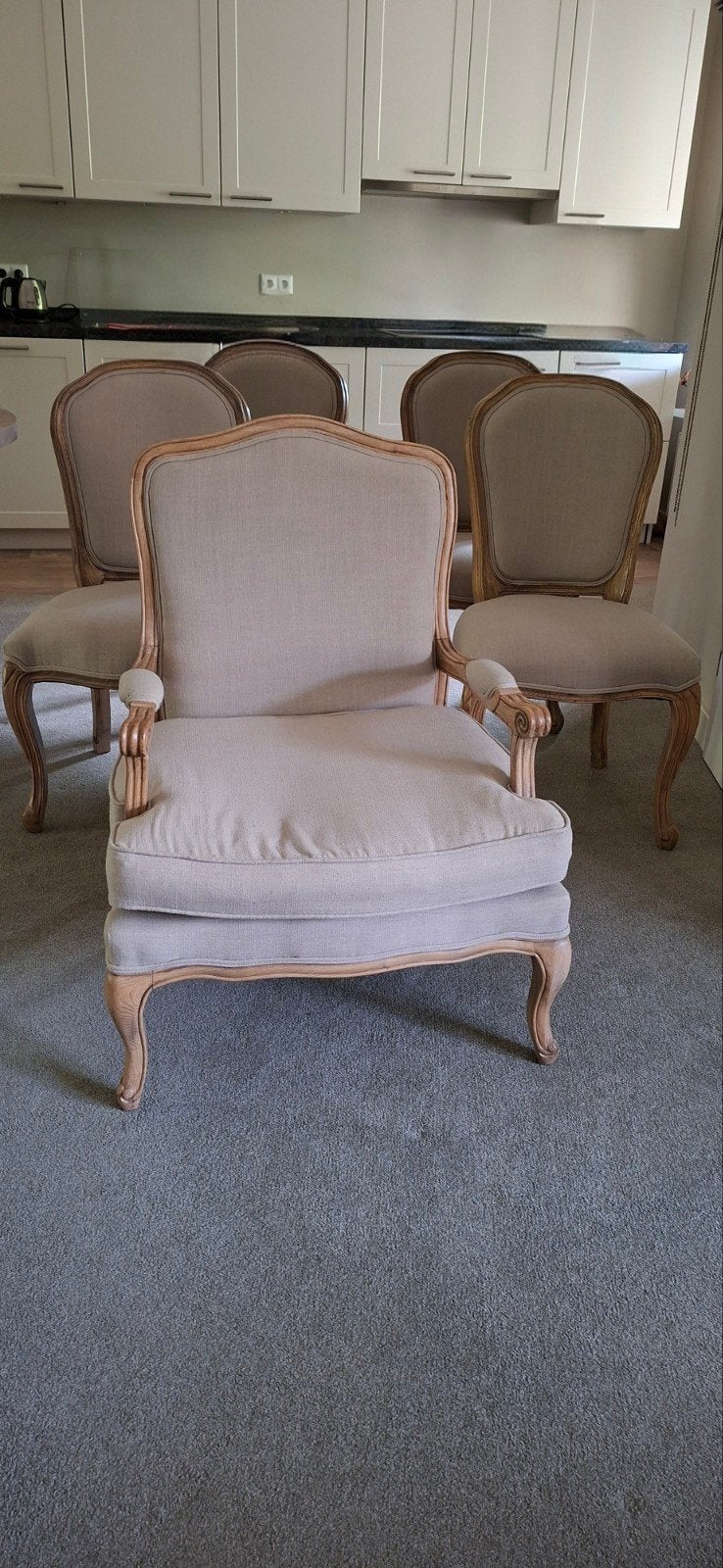 Set van 4 stoelen + fauteuil van de Bongerd, Ophalen