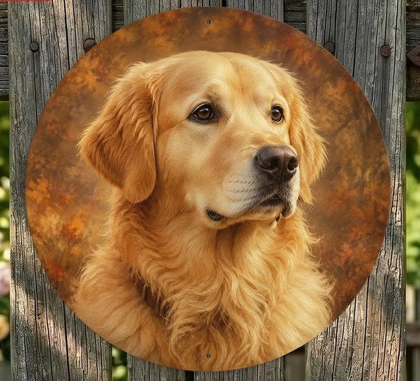 golden retriever ( op metaal ), Verzenden, Nieuw