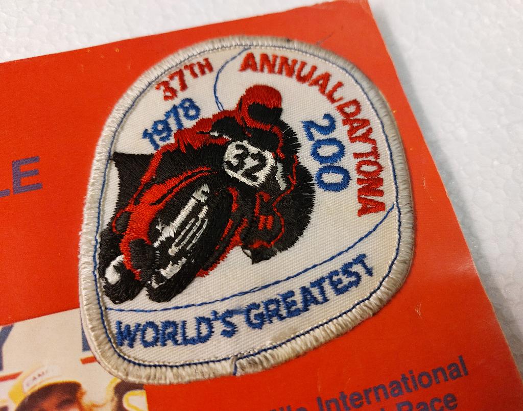 Daytona 1978 motorsport motor races programmaboek patch USA, Verzenden, Gelezen, Algemeen