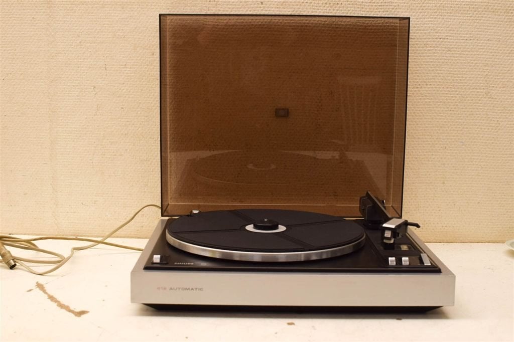 Philips 418 Automatic platenspeler 49952, Ophalen of Verzenden, Gebruikt, Thorens, Automatisch