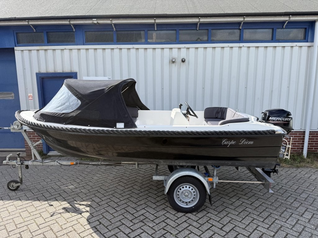 Seafinder 435 sloep Mercury 8pk Buiskap, 4 m, Niet ingevuld, 2 m, Overige merken