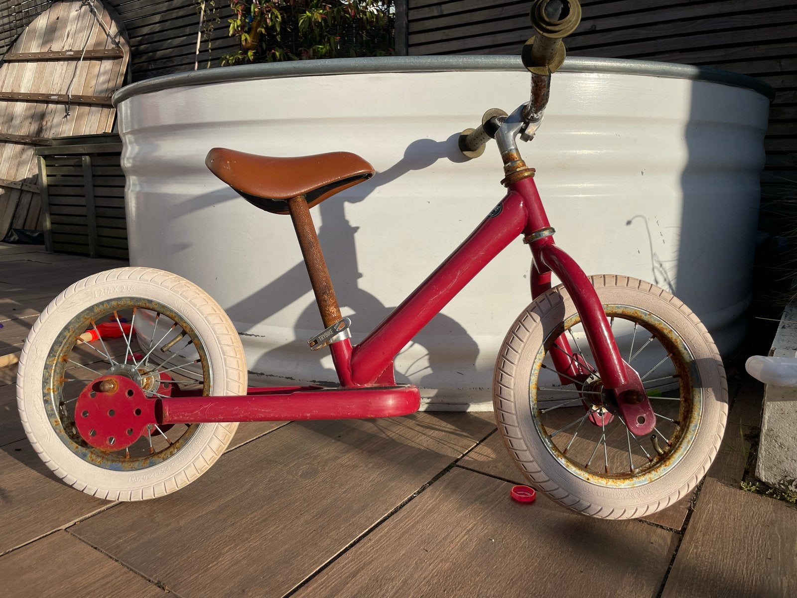 Trybike loopfiets dreumes, Ophalen, Gebruikt, Minder dan 16 inch