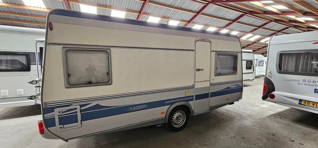Te koop: ‼️Fendt Saphir 470 2003‼️, Caravans en Kamperen, Caravans, Mover, Vast bed, Rondzit, Particulier