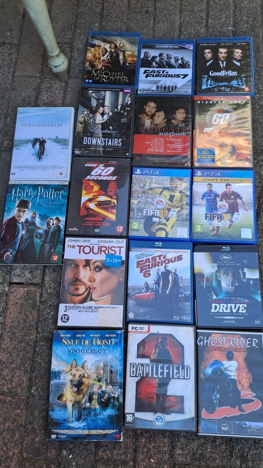 Films en video games, Ophalen, Zo goed als nieuw, Met 1 controller