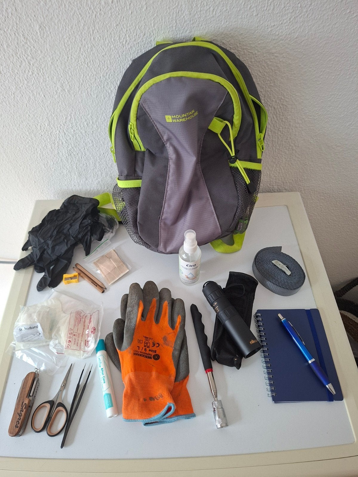 Geocache Benodigdheden in rugzak, Hobby en Vrije tijd, Ophalen of Verzenden, Gebruikt